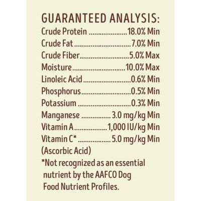 Galletas de pollo sin cereales, guisantes y zanahoria para perros, bolsa de 16 oz