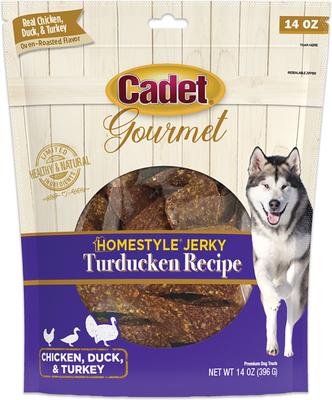 Gourmet Jerky Treats Turducken Flavor Dog Treats, 14-oz bag