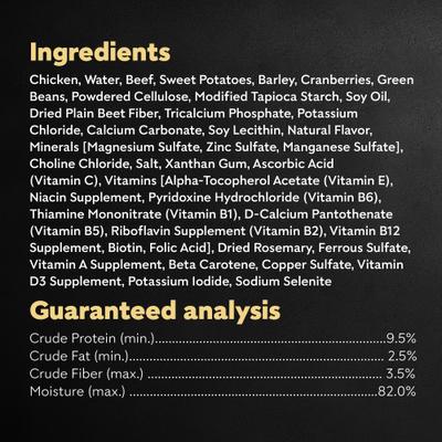 Warm Bowls Chicken & Beef with Vegetables Entree Shredded Wet Dog Food Trays, 2.7-oz tray, pack of 10