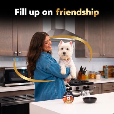 Warm Bowls Roasted Chicken Entree Shredded Wet Dog Food Trays, 2.7-oz tray, case of 10