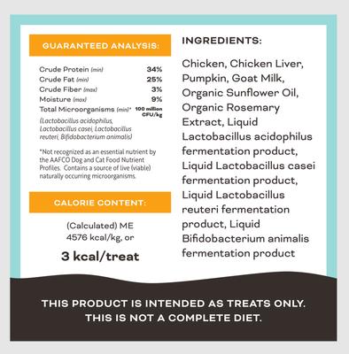 Pumpkin for My Pumpkin Chicken & Pumpkin with Goat Milk Flavored Crunchy Dog Treats, 2-oz bag