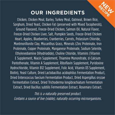 Alimento seco para perros Raw Boost Puppy con pollo y arroz integral (paquete de 20 lb)