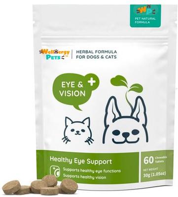 Herbal Qbow Eye & Vision Supplement for Dogs & Cats, 60 count