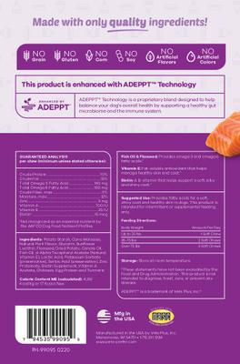 Skin & Coat Health Pork Flavor Soft Chew Dog Supplement, 30 count