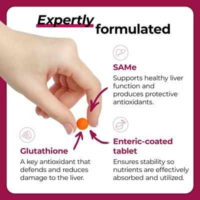 VETRI SAMe 90 Tablets Liver Supplement for Cats & Dogs, 30 count