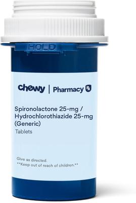 Comprimidos de hidroclorotiazida de 25 mg (genéricos), 30 comprimidos