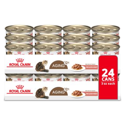 Alimento húmedo para gatos Aging 12+ Thin Slices in Gravy, 3 oz, caja de 6