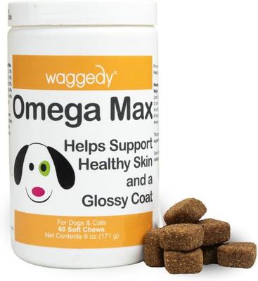 Omega Max Joint & Skin Health Chews Supplement for Dogs, 60 count