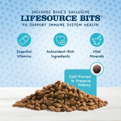 Baby Blue Healthy Growth Formula Natural Chicken & Brown Rice Recipe Puppy Dry Food, 8-lb bundle