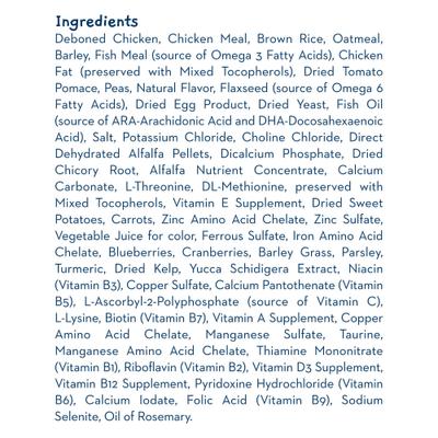 Alimento seco para cachorros Baby Blue Healthy Growth Formula con pollo natural y arroz integral, paquete de 8 lb