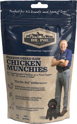 Salmon Munchies Grain-Free Freeze-Dried Raw Dog Treats, 3.5-oz. bag