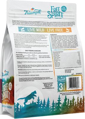 Free Spirit Deboned Ocean Whitefish & Egg Recipe Dry Cat Food, 3-lb bag