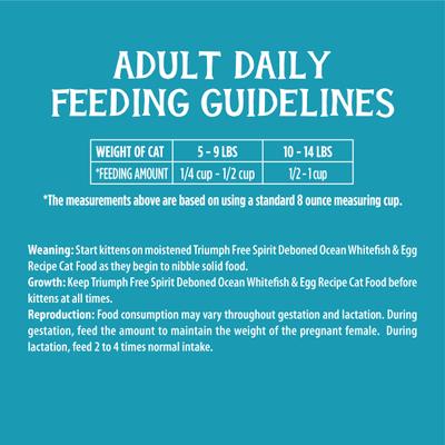 Free Spirit Deboned Ocean Whitefish & Egg Recipe Dry Cat Food, 3-lb bag