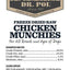 Chicken Munchies Grain-Free Freeze-Dried Raw Dog Treats, 8-oz. bag