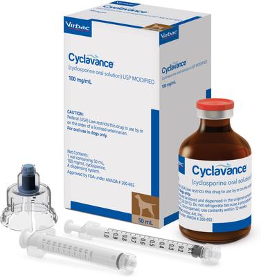 (cyclosporine modified oral solution) for Dogs, 100-mg/mL, 50-mL