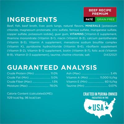 Grain-Free Variety Pack Natural High Protein Canned Cat Food, 3-oz, case of 24