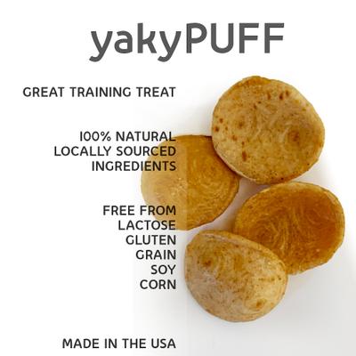 Grain-Free yakyPUFF Chicken Dog Treats, 3-oz bag
