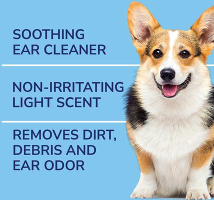 Fresh & Soothing Dog Ear Cleaner, 4-fl oz bottle