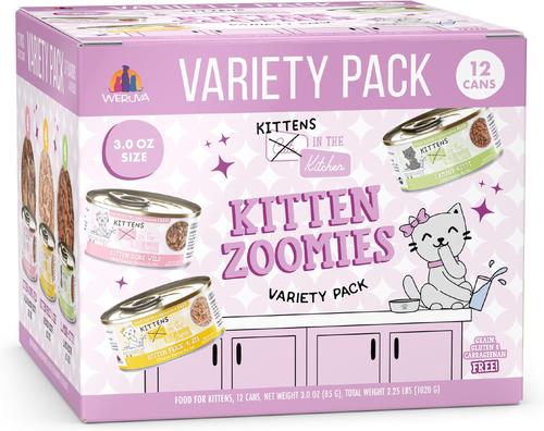 Cats in the Kitchen Kitten Frick 'A Zee Chicken in Gravy Grain-Free Wet Cat Food, 3-oz can, case of 4