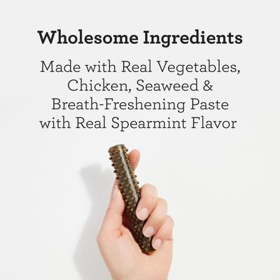 Triple Action Dental Sticks Kelp for Large & X-Large Sized Dogs, 10-oz bag, 6 count