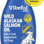 Wild Alaskan Salmon Oil Formula Liquid Skin & Coat Supplement for Dogs and Cats, 32-fl oz bottle, bundle of 2