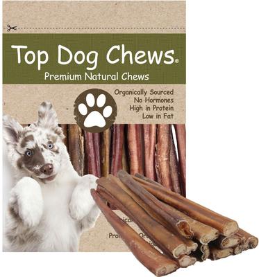 Golosinas gruesas para perros Bully Stick de 12 pulgadas, 10 unidades