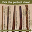 Thick 12-in Bully Stick Dog Treats, 10 count