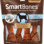 Medium Peanut Butter Chew Bones Dog Treats, 4 count