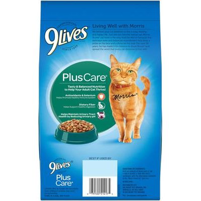 9Lives, PLUS Urinary Tract Health, atún + huevo, apoyo urinario, 1.43 / 5.44 kg.