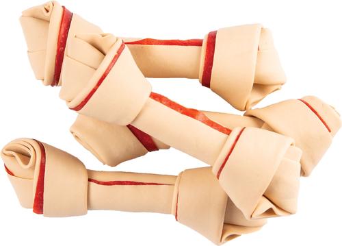 Golosinas para perros con huesos masticables de pollo medianos, 4 unidades