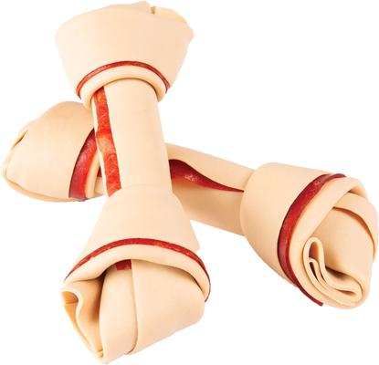 Golosinas para perros con huesos masticables de pollo medianos, 4 unidades