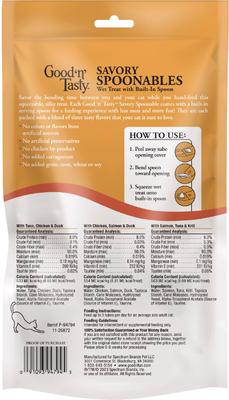 Savory Spoonables Triple Flavor Variety Pack Lickable Cat Treat, Squeezable Tube, 15 count