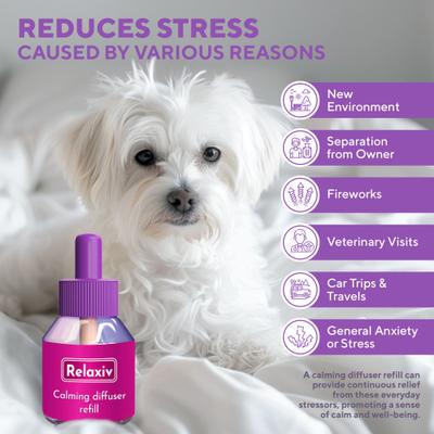 Calming Pheromone Refill Dog Diffuser, 3-oz bottle, 2 count