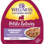 Complete Health Petite Entrees Alimento húmedo para perros adultos de razas pequeñas sin cereales con pollo, ternera, judías verdes y pimientos rojos desmenuzados, taza de 3 oz, caja de 12