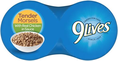 Tender Morsels with Real Chicken In Sauce Wet Cat Food, 5.5-oz can, case of 4