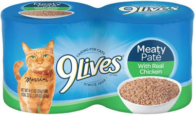 Meaty Pate with Real Chicken Wet Cat Food, 5.5-oz can, case of 4