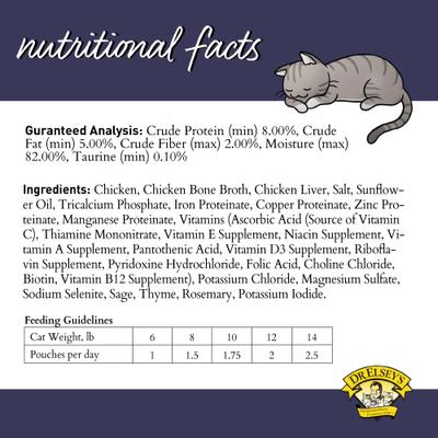 cleanprotein Chicken Flavored Wet Cat Food, 2.82-oz pouch, 12 count