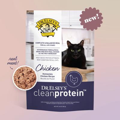 cleanprotein Chicken Flavored Wet Cat Food, 2.82-oz pouch, 12 count