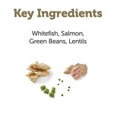 Taste Toppers Whitefish with Salmon, Green Beans & Lentils Recipe in Gravy Natural Wet Dog Food, 3-oz pouch, case of 12
