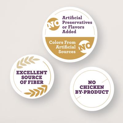 Lamb & Brown Rice Sticks Wrapped with Real Chicken Rawhide-Free Dog Chews, 4 count