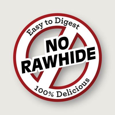 Lamb & Brown Rice Sticks Wrapped with Real Chicken Rawhide-Free Dog Chews, 4 count