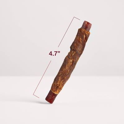 Lamb & Brown Rice Sticks Wrapped with Real Chicken Rawhide-Free Dog Chews, 4 count