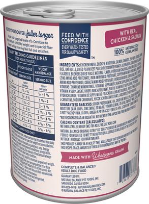 Original Ultra Fat Dogs Chicken & Salmon Recipe in Broth Wet Dog Food, 13-oz can, case of 12