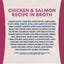 Original Ultra Fat Dogs Chicken & Salmon Recipe in Broth Wet Dog Food, 13-oz can, case of 12