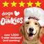 Oinkies Smoked Twists - Golosinas naturales para perros 100 % de cerdo ahumado real sin cuero crudo, 40 unidades