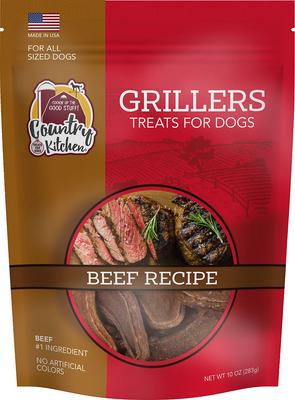 Grillers Beef Recipe Dog Treats, 10-oz bag