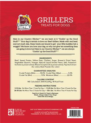 Grillers Beef Recipe Dog Treats, 10-oz bag