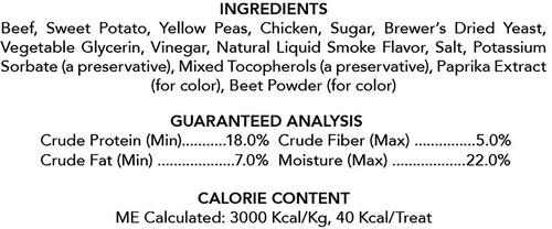 Grillers Beef Recipe Dog Treats, 10-oz bag