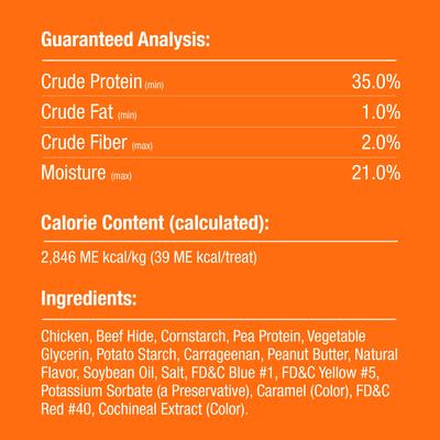 Triple Flavor Mini Ribs Chicken, Beef & Peanut Butter Dog Treat Chews, Small, 8-oz bag