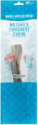 North Country Natural Shed Premium Whole Elk Antler Chew Dog Treat, Jumbo